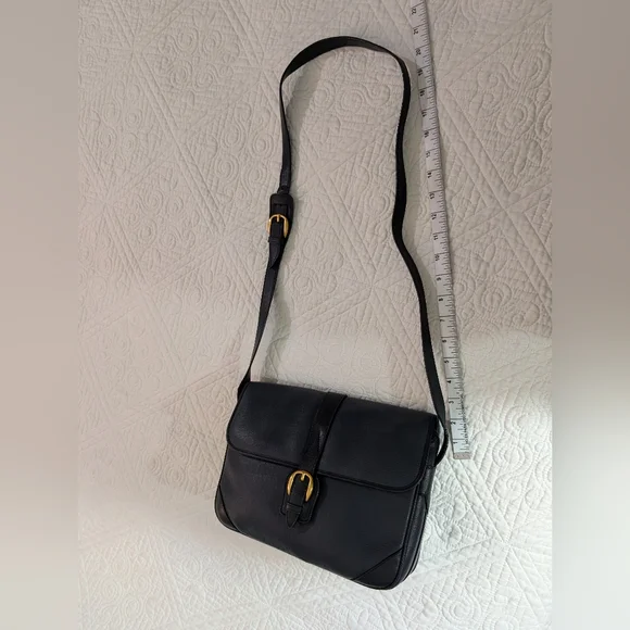 GUCCI Rare Vintage Shoulder Bag Crossbody Boar Skin Gold Hardware Leather Unisex - Picture 8 of 15